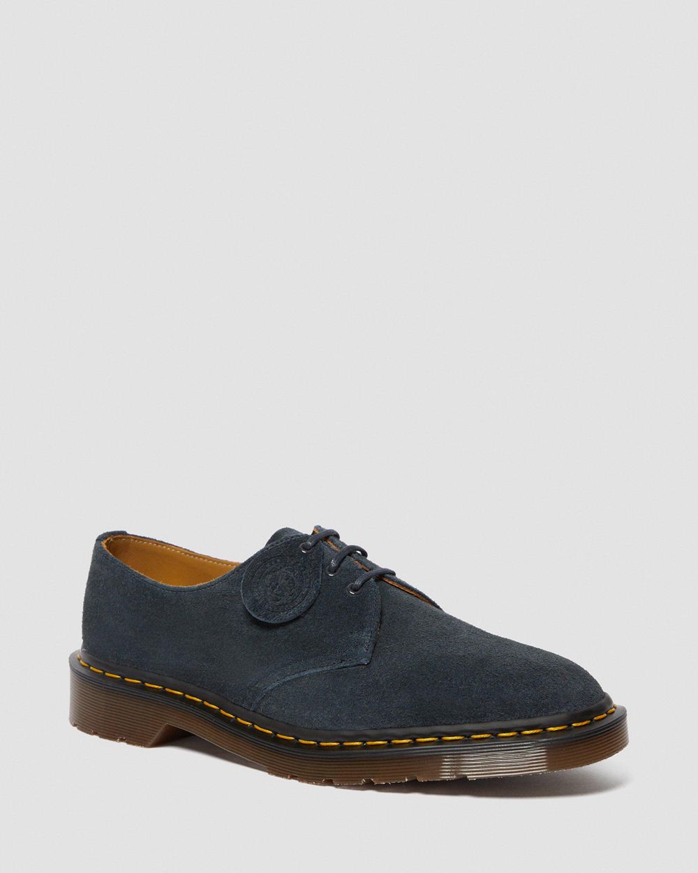 Dr Martens 1461 Made In England Suede Oxford Topánky Damske ( Indigo ) SK 468-MCKBYN